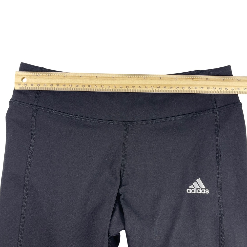 Adidas Leggings Women M Black Climawarm Performance Athletic Tights 0272 - Picture 7 of 8